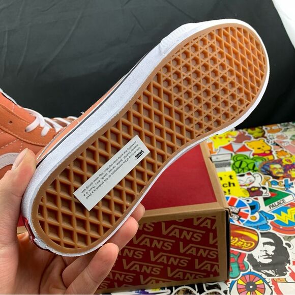Vans Sk8-Hi Reissue SI Burnt Orange Women's Various Sizes - Picture 4 of 12